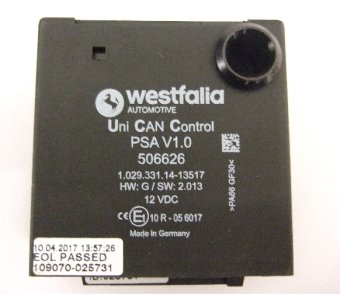 Westfalia uni can controle 506670 trekhaak module